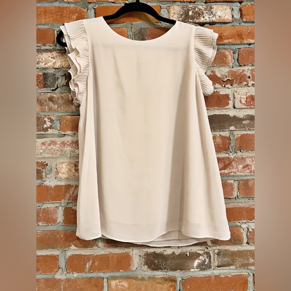 Naked Zebra Taupe Top Size Large